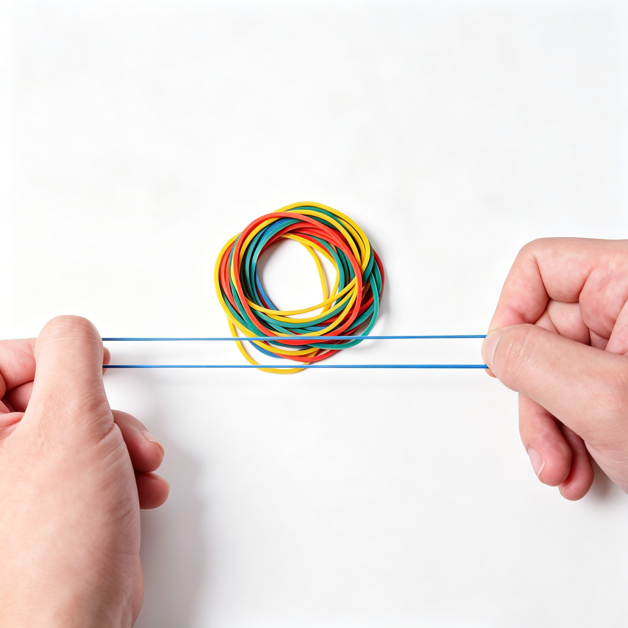 50mm Colorful Rubber Bands for Office & Household Bundling – Bulk Wholesale 4