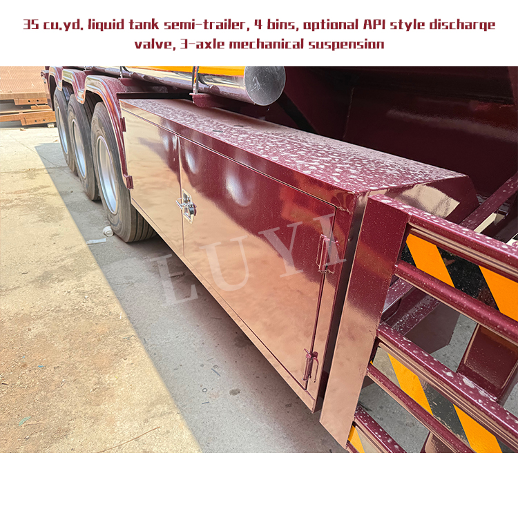 Tanque de transporte líquido Semi trailer | Luyi 7