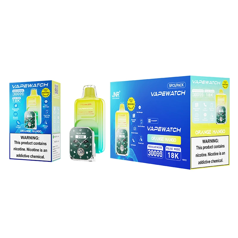 EU Warehouse Original J-N-R Vapewatch 30K Puff Bar 30000 Puffs Flavors 18K Disposable E-Cigarette Vape Watch Media Max Falcon Randm Tornado 9K 20K - Wholesale I Vape and Vape Watch 1