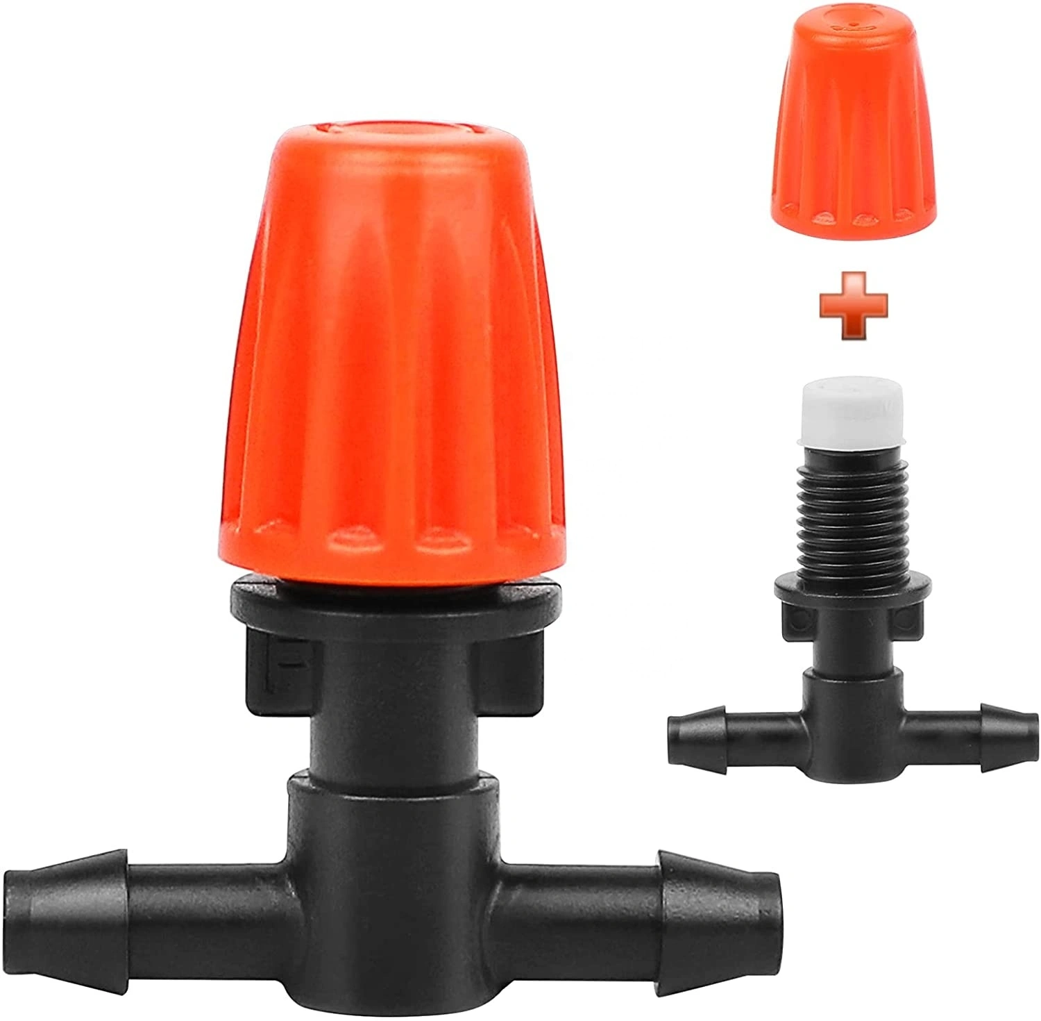 HYRT Adjustable Micro Flow Dripper - Orange Garden Emitter 1