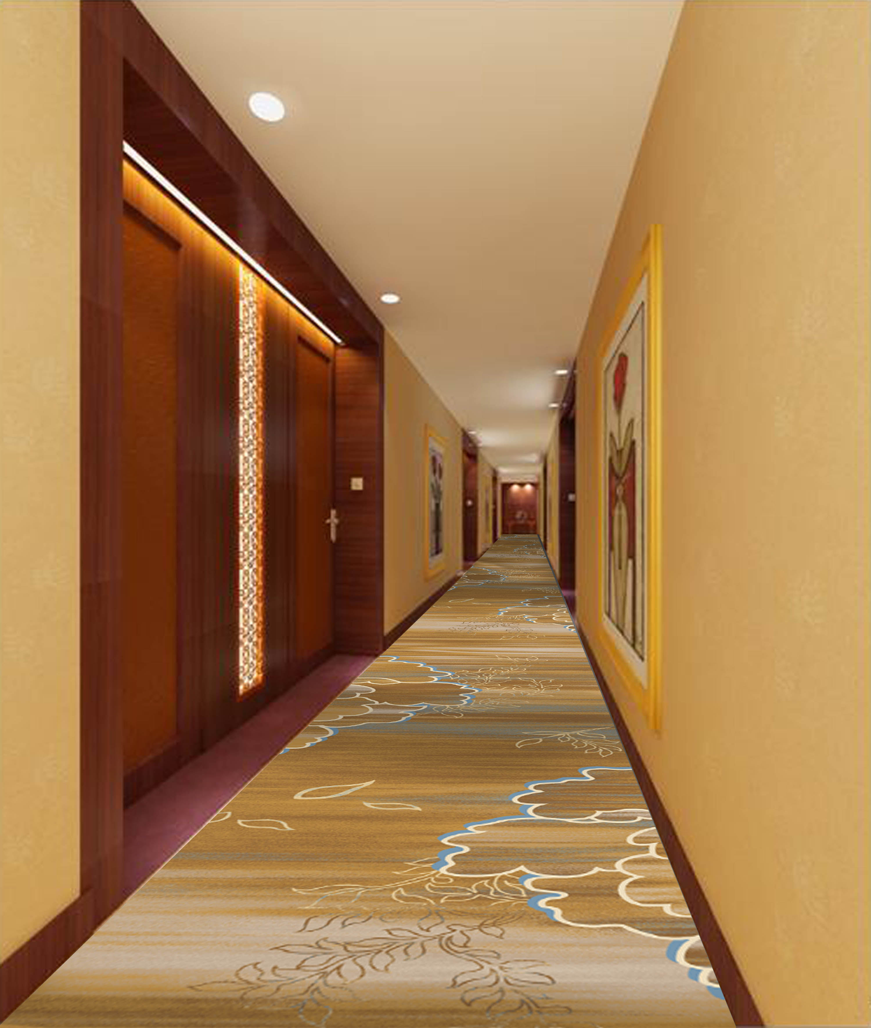 High-Quality Fireproof Wedding Banquet Carpet Tiles Supplier 3