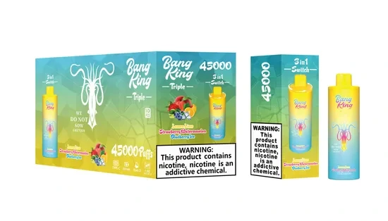 Wholesale Vape Bang King Triple Flavors 45K Electronic Cigarette Bangkigwholesale Electronic Cigarette 40K 45K 50K Puff Wholesale Vape - Puff and E Vape 1
