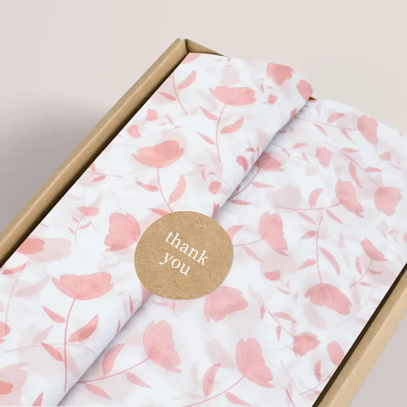 Seidenpapier mit individuellem Logodruck für Geschenkboxen 1