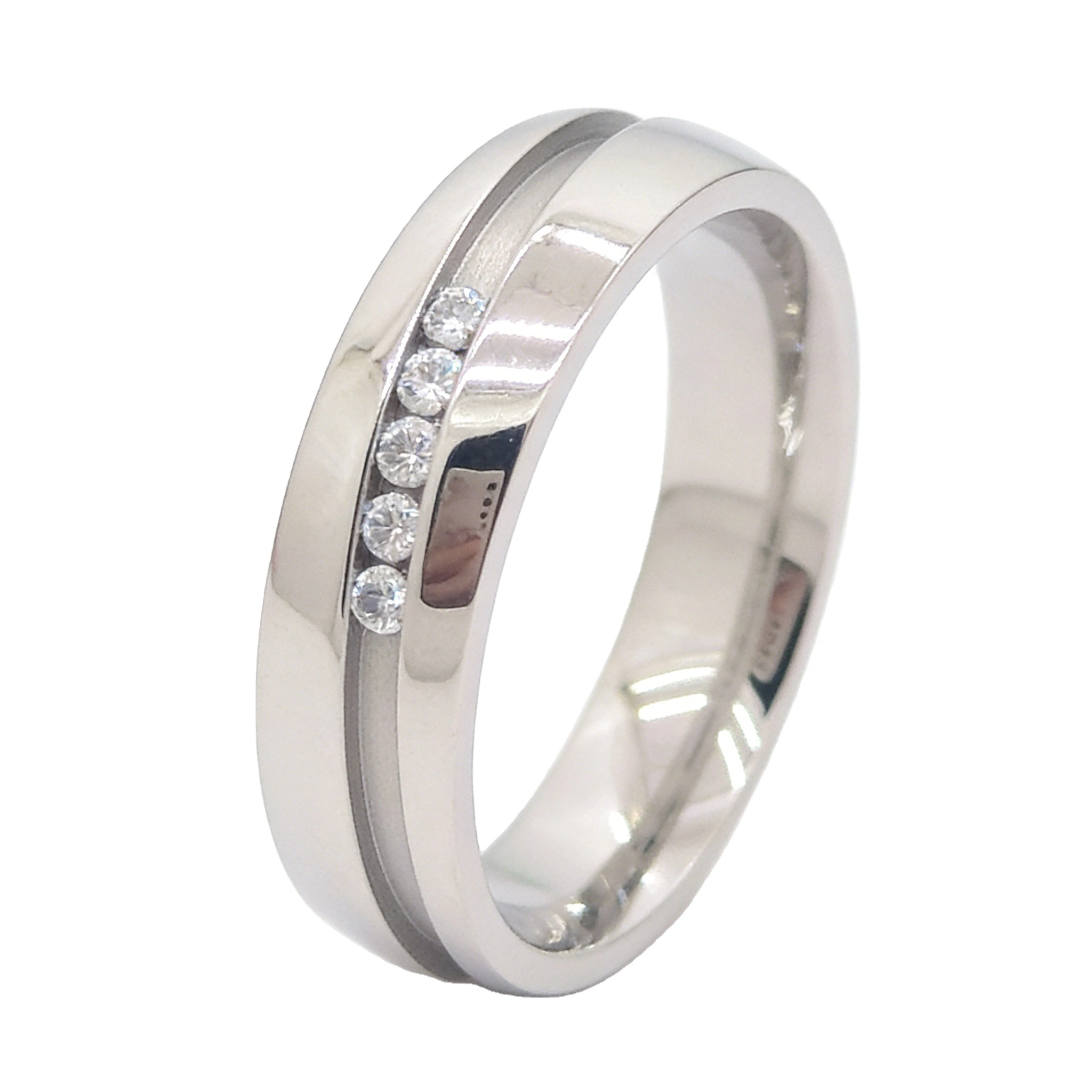 Natural Diamond Eternity Ring In 9ct White Gold For Wedding 1