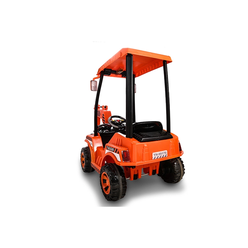 12v Rechargeable Battery Electric Ride-on Car Toy Digger For Kids Ce Certified For 2-4 Year Olds 3-8 Year Olds Made Of Plastic 1