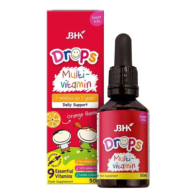 OEM Vegan Organic Kids Immune Multivitamin Mineral Drops 1