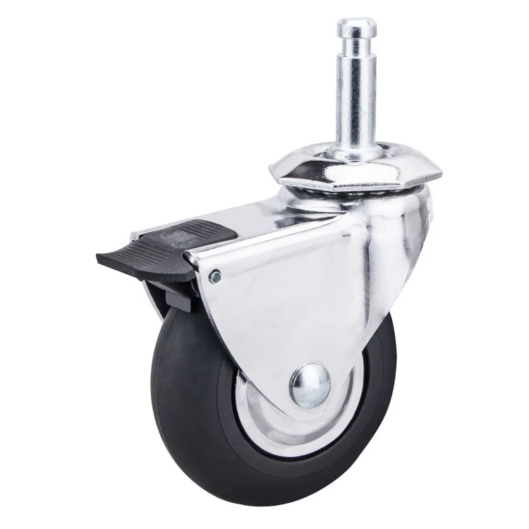 2/3 Inch Light Duty Caster Easy Installation Odm Swivel Outdoor Furniture Caster Wheels 1