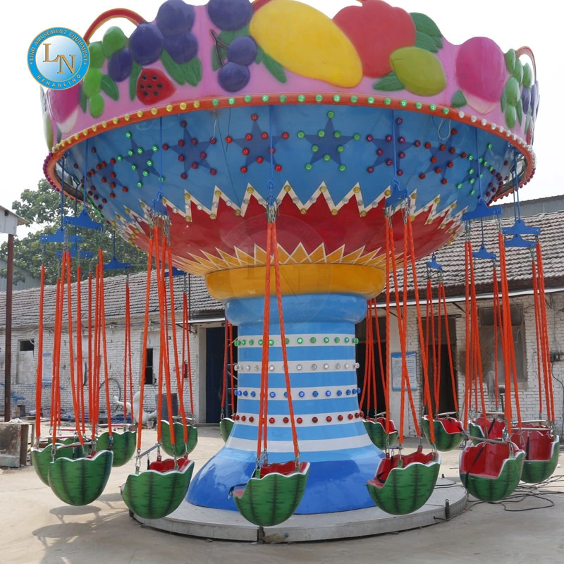 Colorful Fruit Flying Chair Ride - Fun Kids Amusement Attraction for Family Entertainment Centers 1