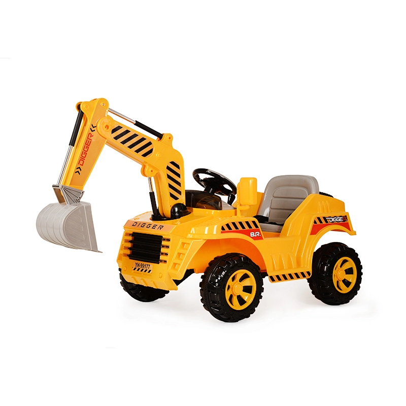 Ce Certified Ride-on Construction Vehicle Adjustable Digging Arm Kids Electric Toy Truck 1