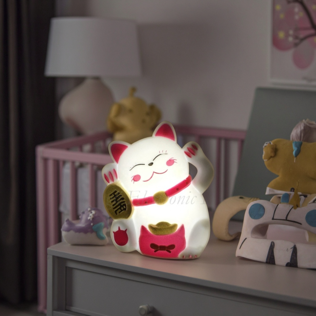 Led Cartoon Night Light W093 With On Off Switch Cat For Kids Room Plug-in Night Lights 1