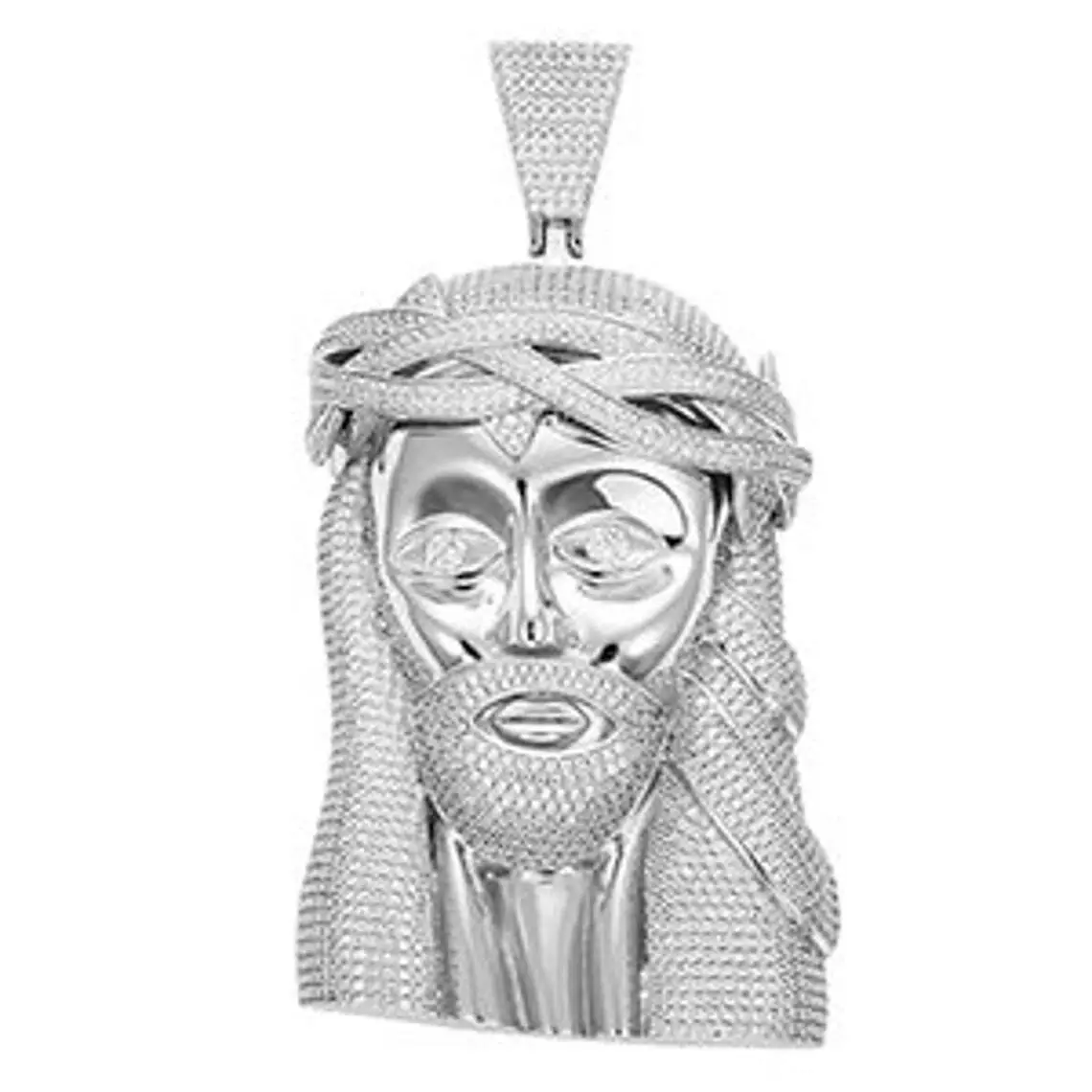 Nuevo Super Big Jesus Hip Hop Pends Posting 14k Gold Moissanite Diamond Jewelry Men Hip Hop Colgante 1