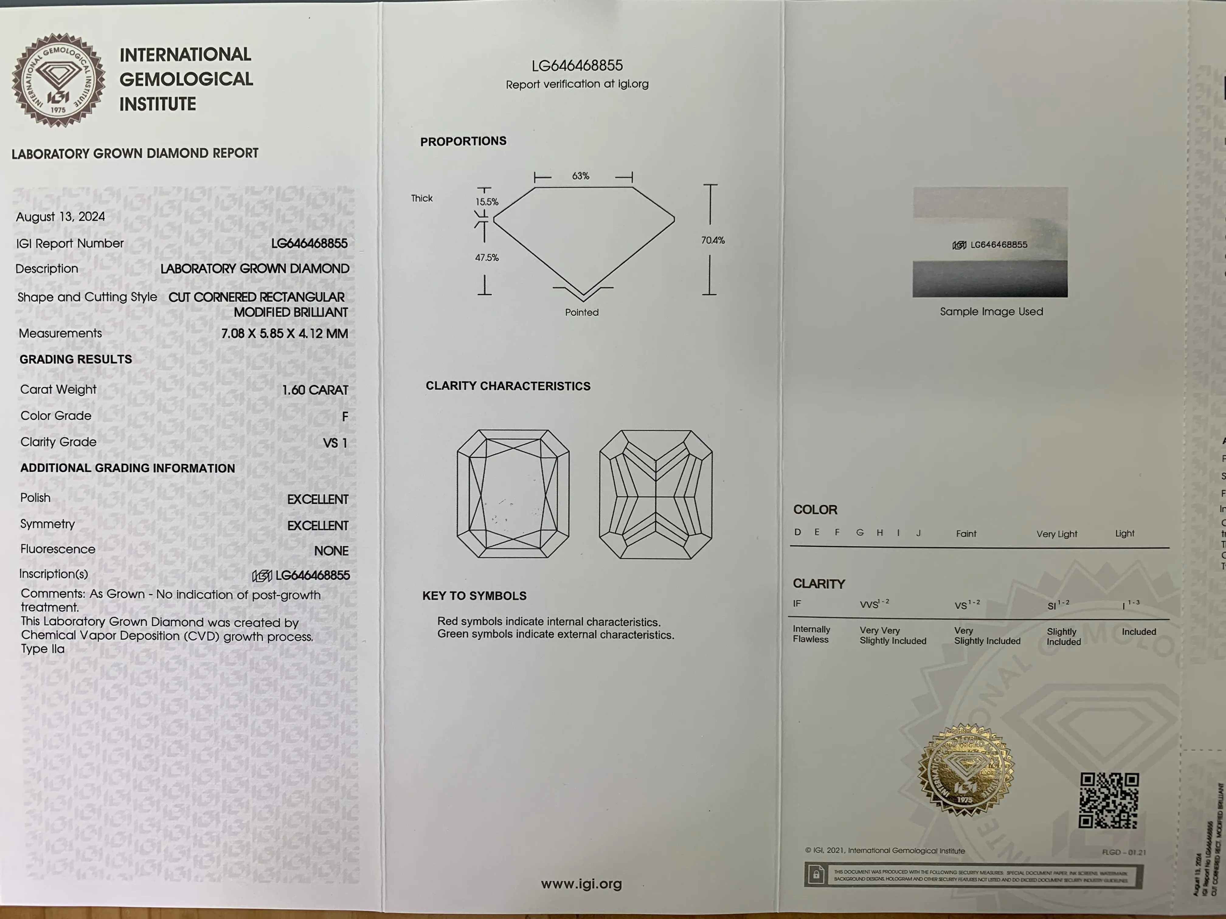 Radiant Cut Diamond Lab Grown Radiant Lab Diamond Wholesale - DKL Jewelry 3