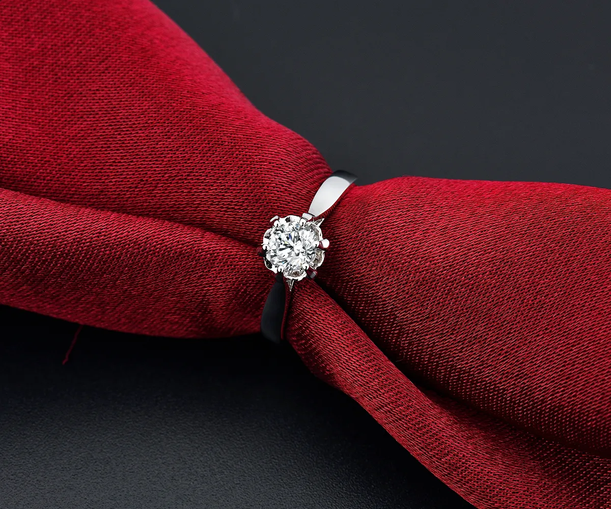 Emerald Cut Engagement Rings Lab Grown Lab Diamond Ring Wholesale - DKL Jewelry 4