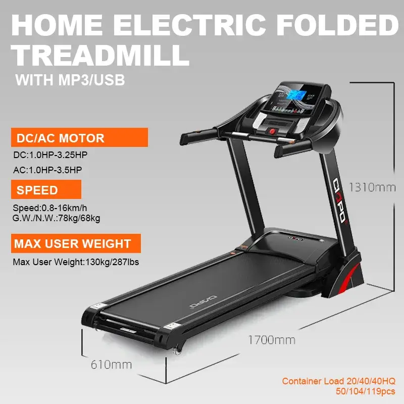 Manual Treadmill for Sale 119PCS LCD Screenmanufacturer 3