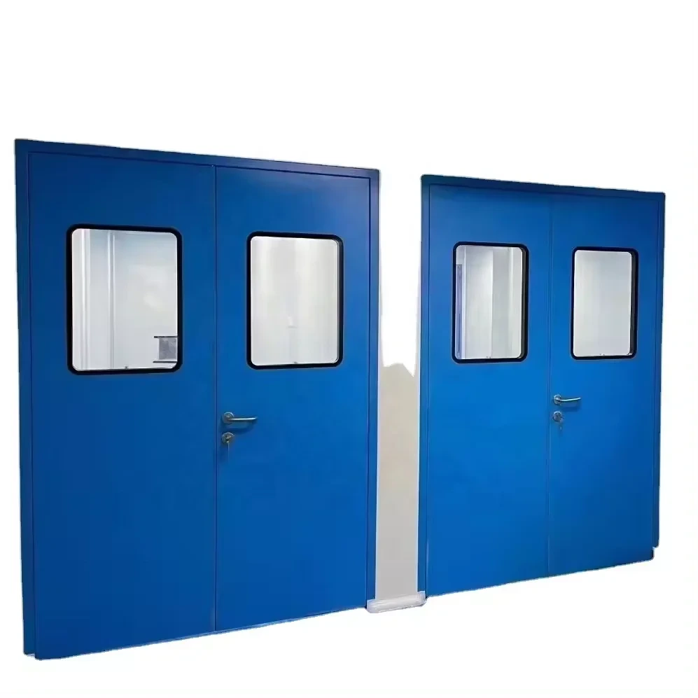 Clean Room Galvanized Steel Swing Door - Industrial Gmp Standard 1