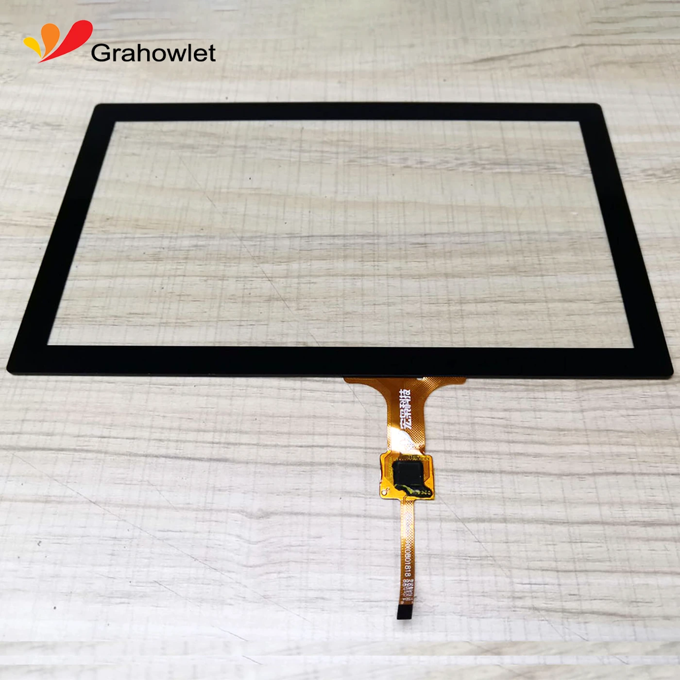 Hx0801817 Pcap(projected Capacitive) 8 Inch Industrial Multi Touch Panel With 6pins I2c Interface Capacitive Touch Screen Glass 1