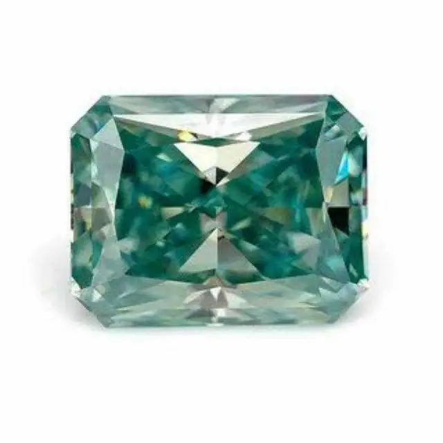 Voaino Online Igi Certificate Hpht Cvd Lab Grown Diamond Loose Stone Cushion Green Fancy Color Laboratory Grown Diamond 1