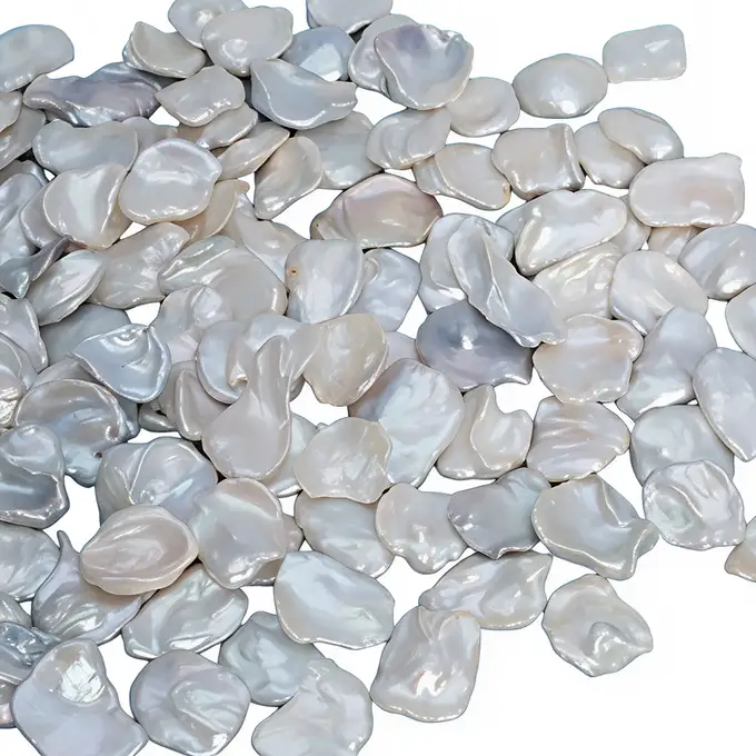 Perlas naturales de agua dulce en forma de pétalo de 3 × 13 mm para la fabricación de joyas. 1