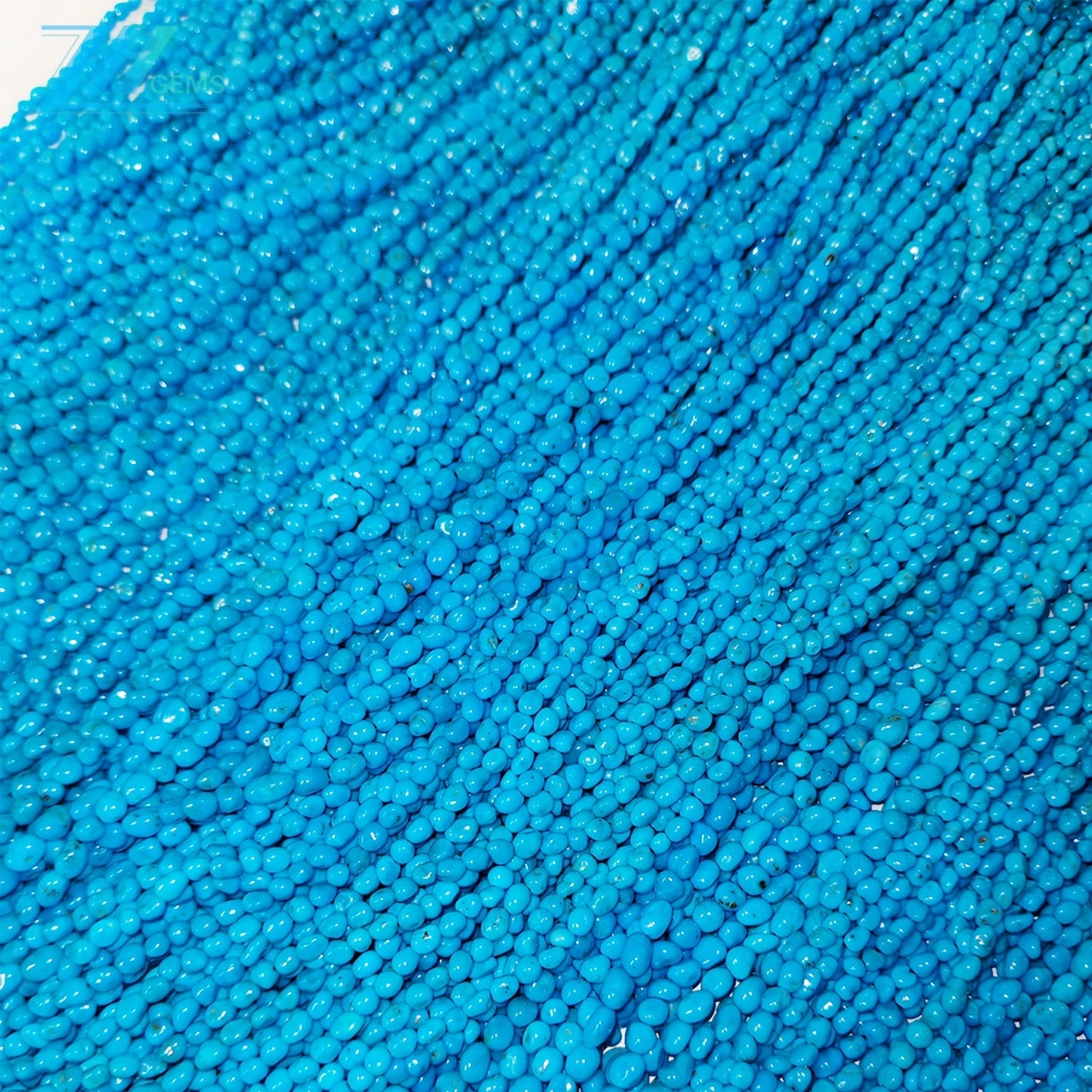 Loko turquoise voajanahary loko manga endrika nugget habe 4-8mm namboarin-tanana Mpamorona ny andron'ny mpifankatia fanaovana fanomezana DIY 1