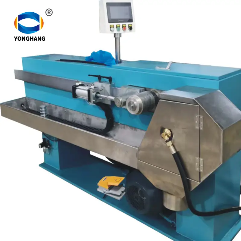 Horizontal Belt Grinder machine for Curved Timing Belts 1