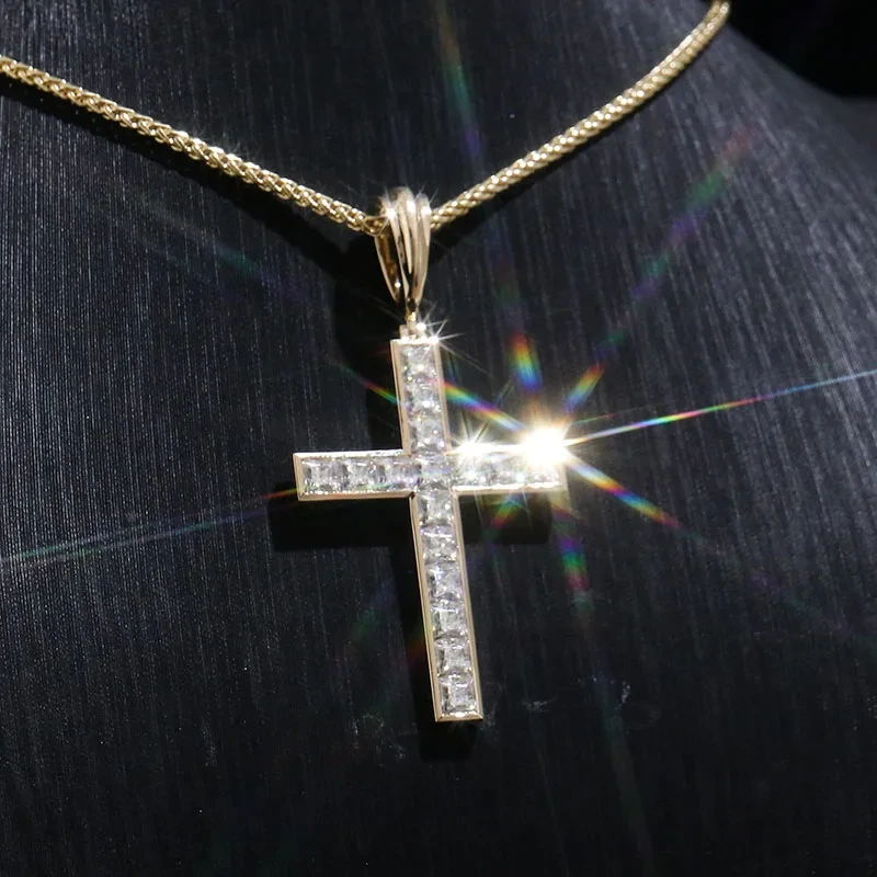 Samsungs Mochargere religiöses Kreuz -Ladungsadapter Crucifix crgalaxaxysus Anhänger Jesus Christus Anhänger Gold Halsketten Christian Christian 1