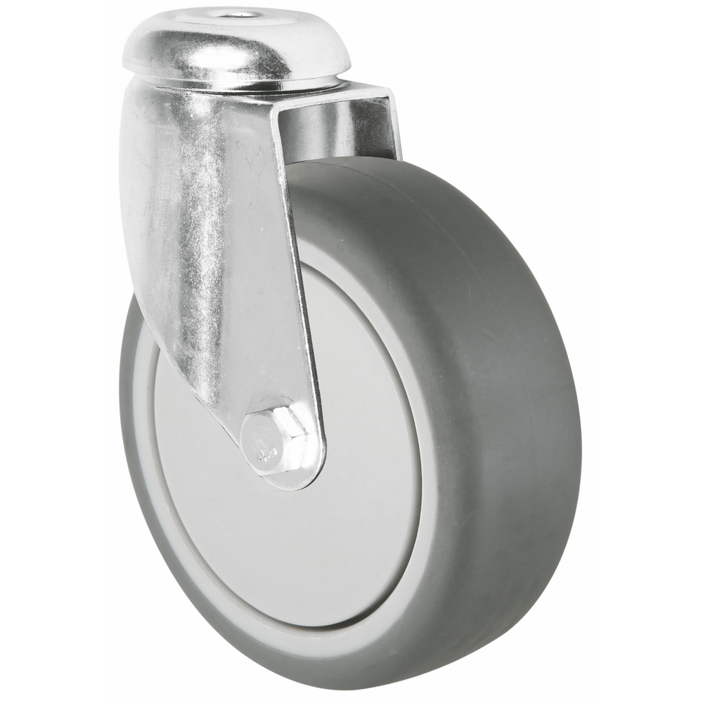 Single Ball Bearing Wholesale 2 3 Inch 50mm 75mm Trolley Caster Stainless Steel Apparatus Casters For Supermarket 1