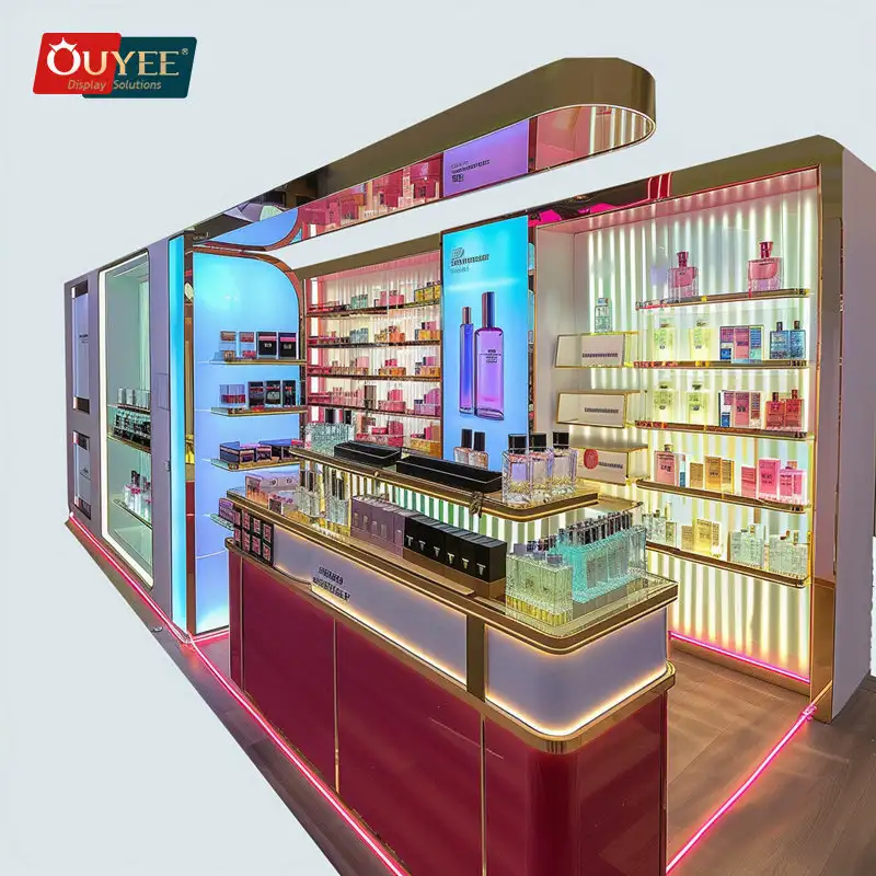 Prateleira expositora para perfumes, organizador para fragrâncias, mini expositor de perfumes 1