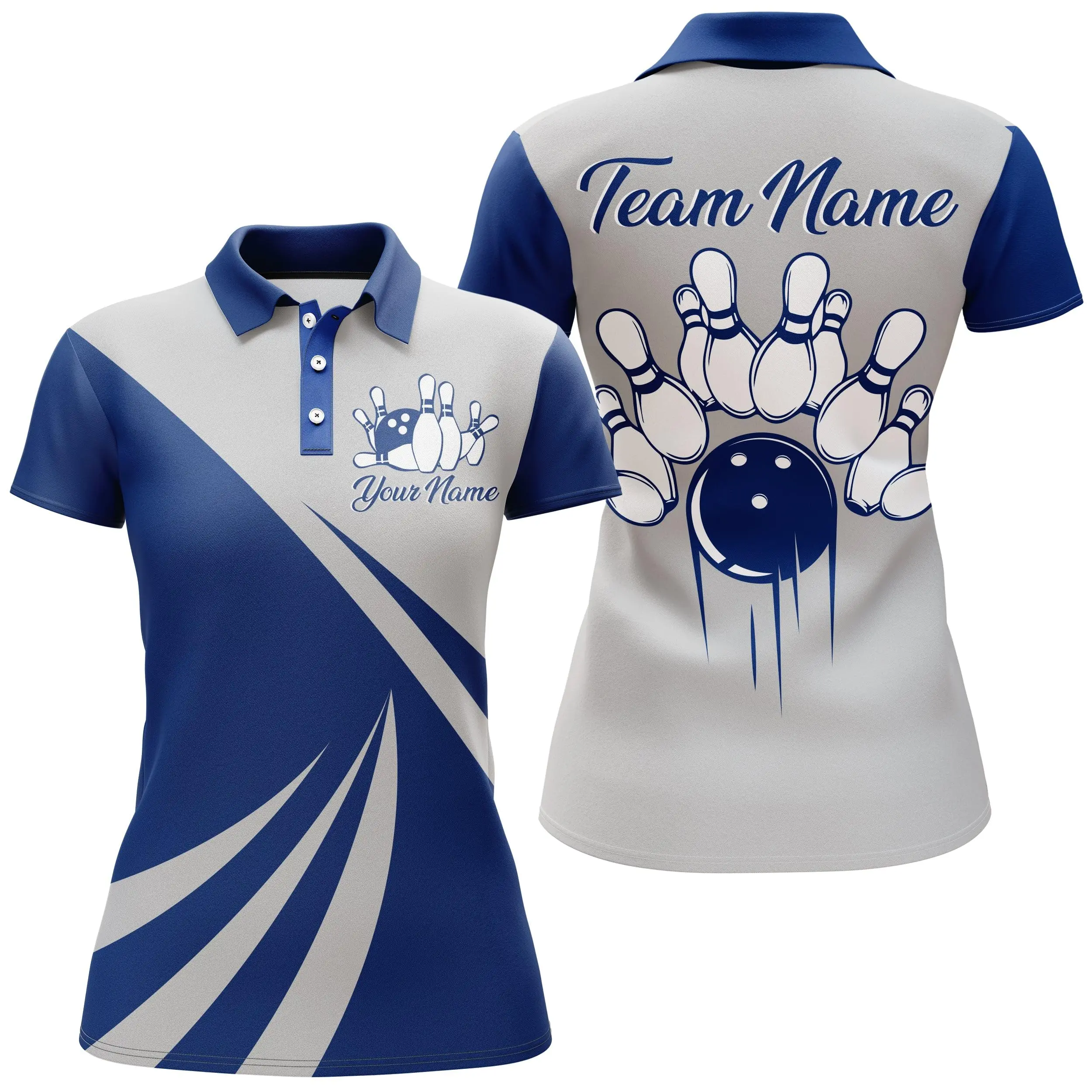 Individuell sublimiertes Bowling-Trikot 4