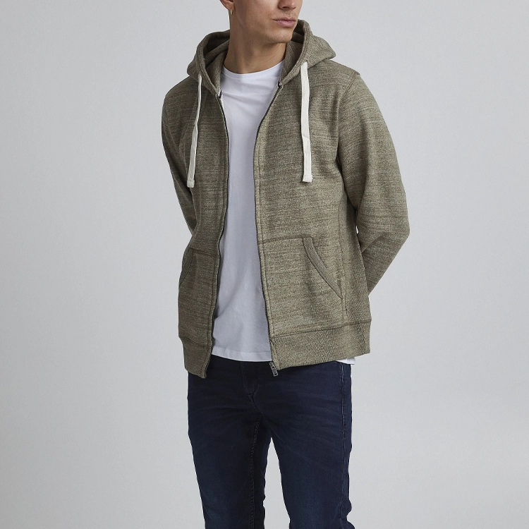 Wholesale High Quality Zip Up Blank Mens Sweatshirts Winter Jacket Fashion Streetwear Unisex Fleece Hoodie With Zipper 1