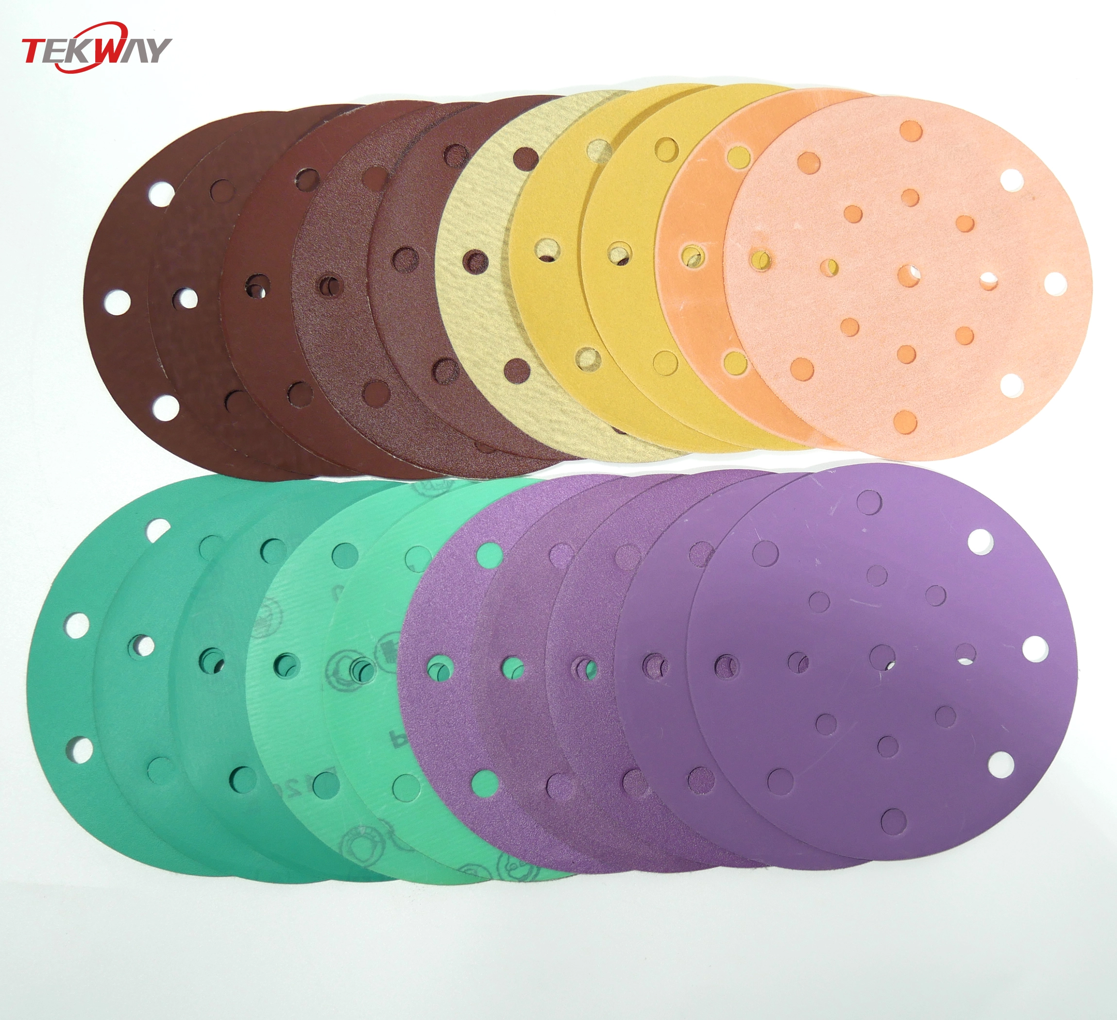 Custom 5-6inch Flap Fiber Diamond Mesh Sanding Discs 1