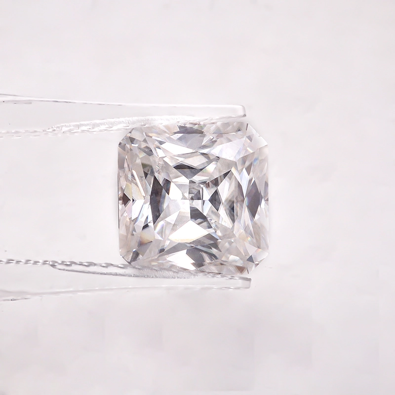 Ready To Ship White Diamond Def Asscher Cut Loose Gemstone Square Shape Moissanite Wholesale Price 1