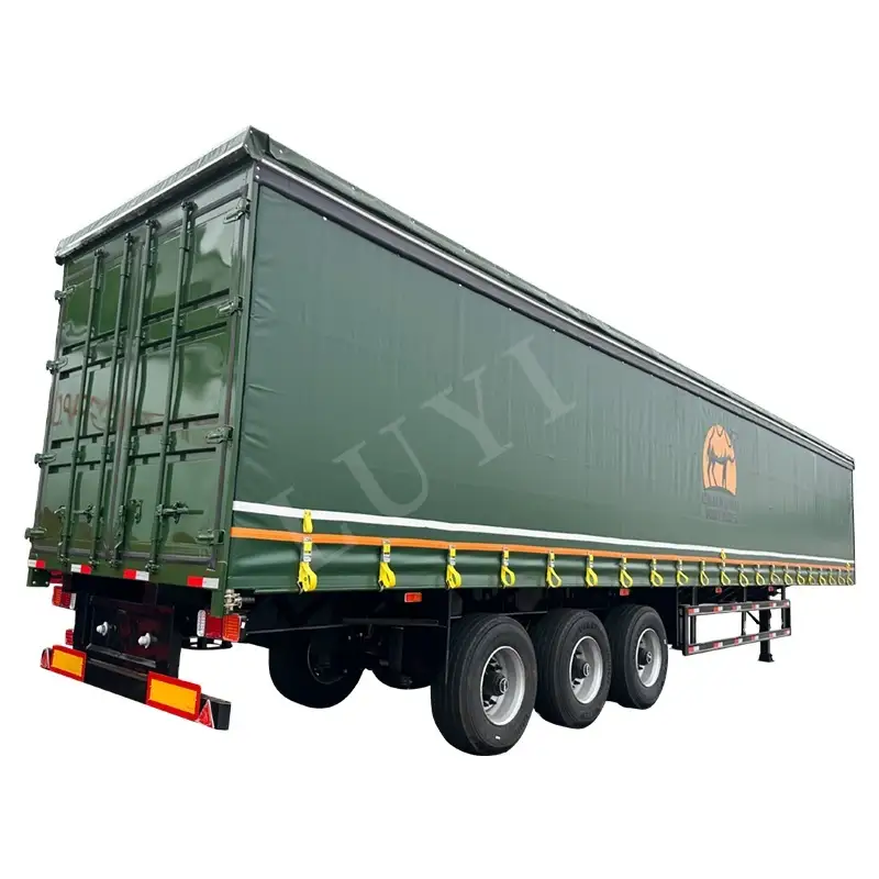Side curtain box heavy-duty semi-trailer 1