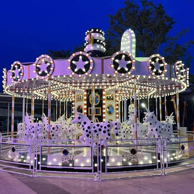 16 Seats Carousel Amusement Ride For Kids & Adults 1