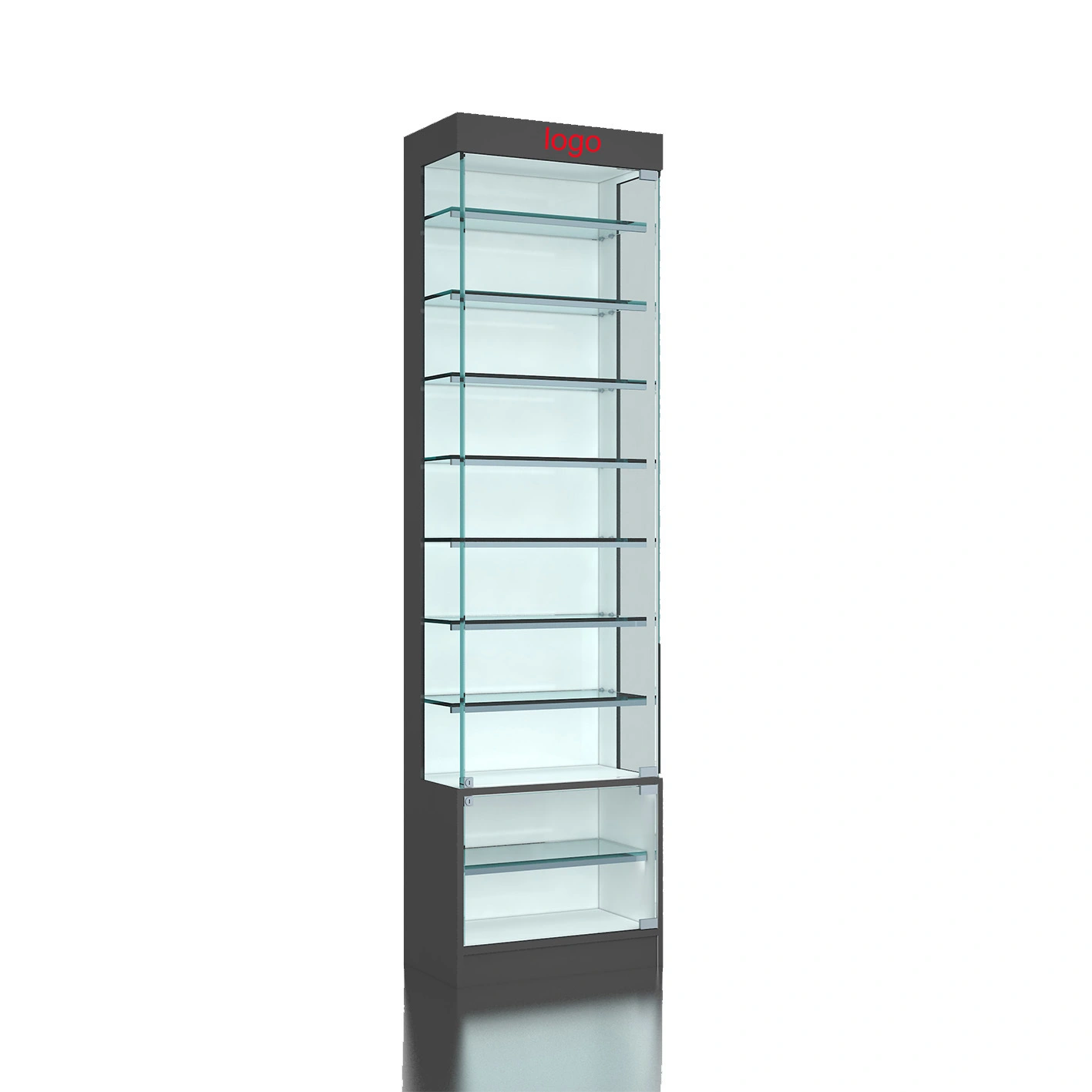 Customizable High-grade Glass Display Case Elegant Watch Glass Display Stand 1