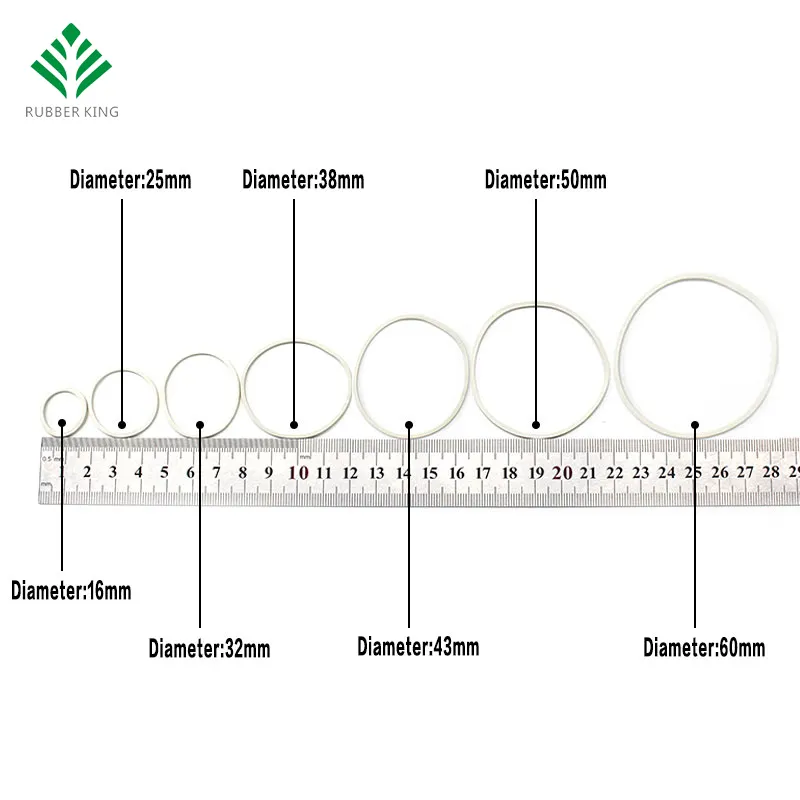 Industrial Size Rubber Bands Round Shape - - Rubber King 7