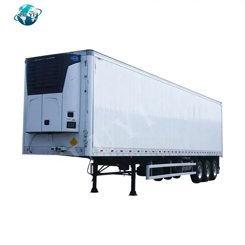 LUYI 3-Axle 50T Refrigerated Semi-Trailer for Food Transport 1