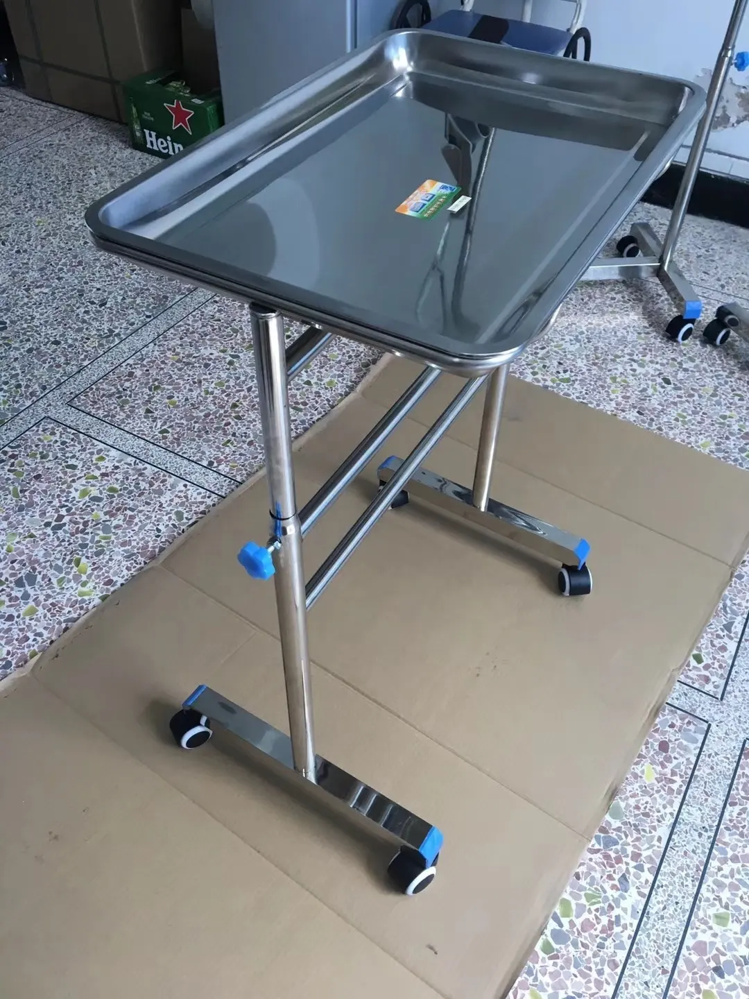 Hospital Bed Tables for Sale Stable Durable Steel Screwfactory 6