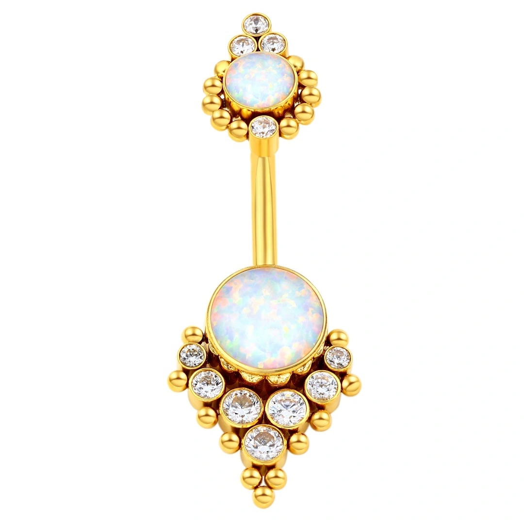 Eternal Metal Astm F136 Titanium Internally Threaded Belly Rings Wholesale 1