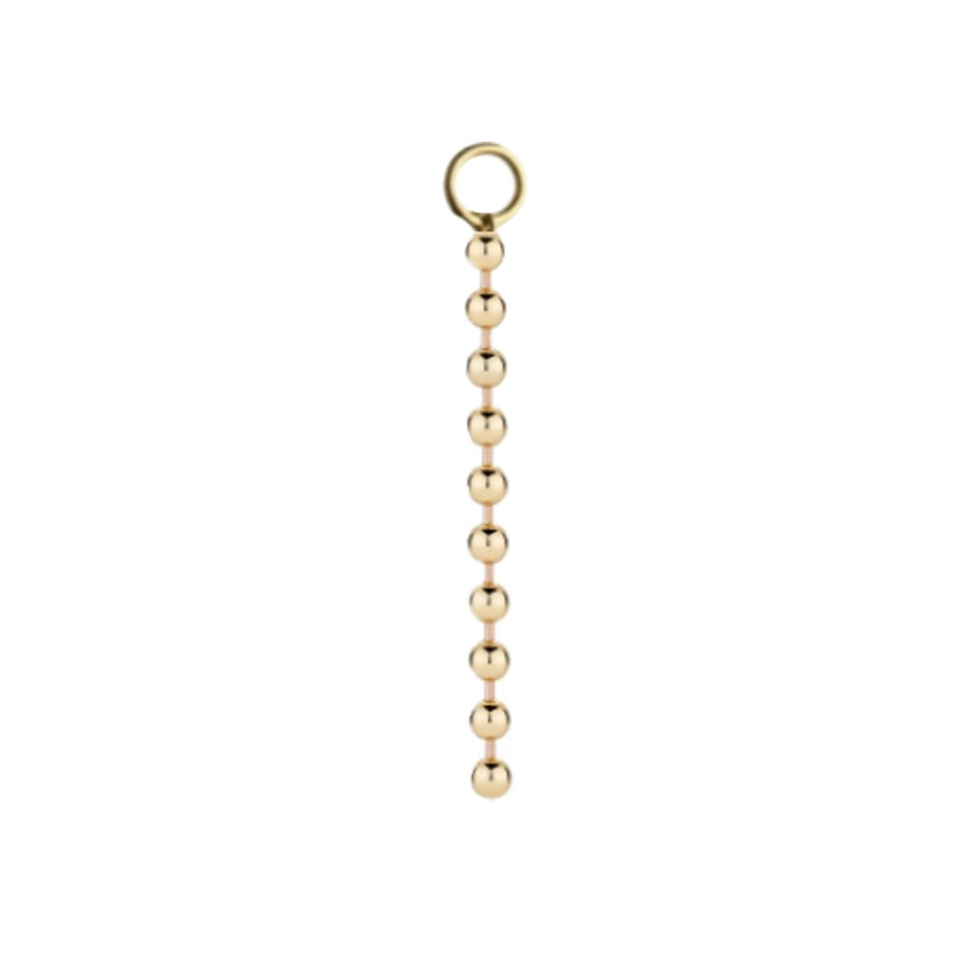 Eternal Metal Real Solid 14karat Solid Gold Ball Chains 1