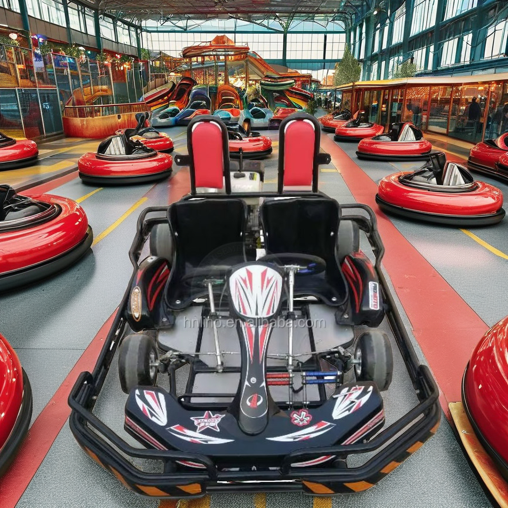 2024 Lino Gasoline Racing Go Kart Cheap 150cc 200cc Indoor Metal Off-road For Trampoline Parks And Adventure Parks 1