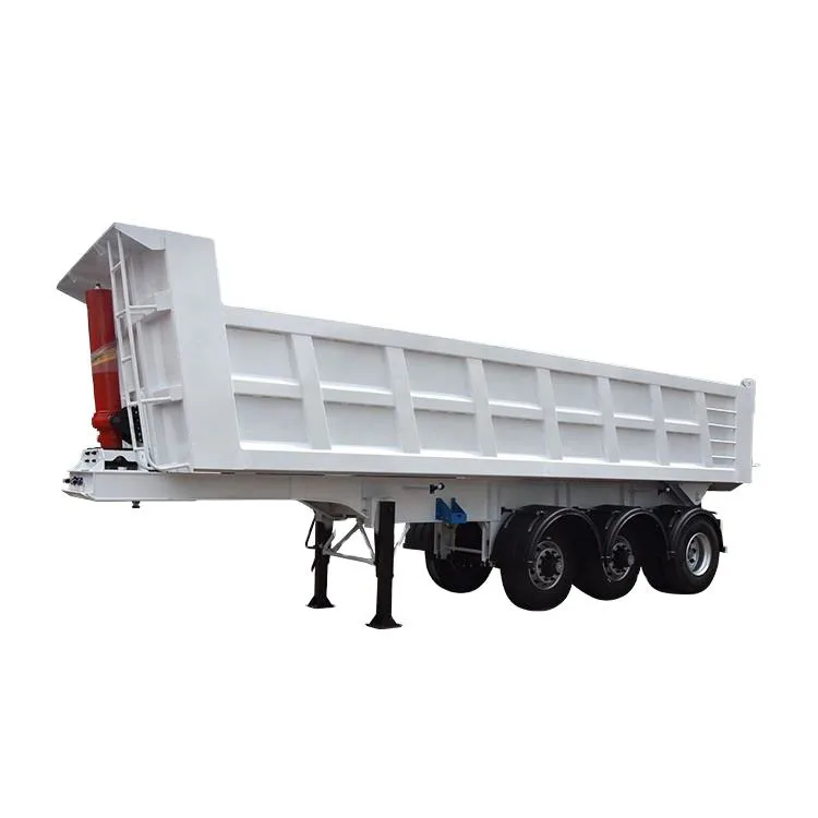 Dongxu 3 Axle 60tons Truck Rear Dump Semi Trailer For Sand Coal Stone Transportation For Sale In Africa 5