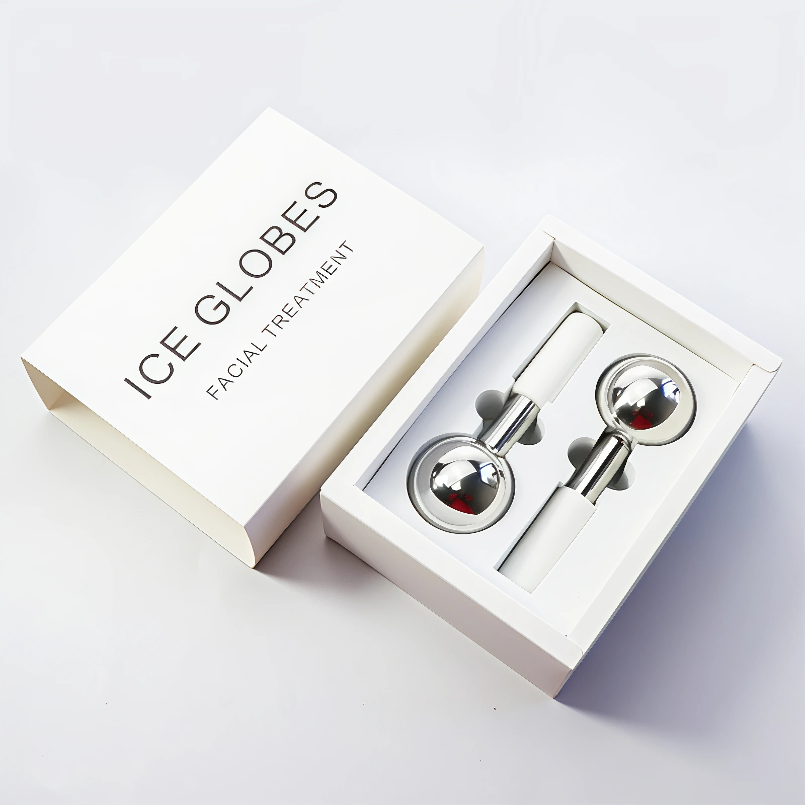 Personal Care Handheld Face Massager Cryo Sticks Stainless Steel Ice Globes 1
