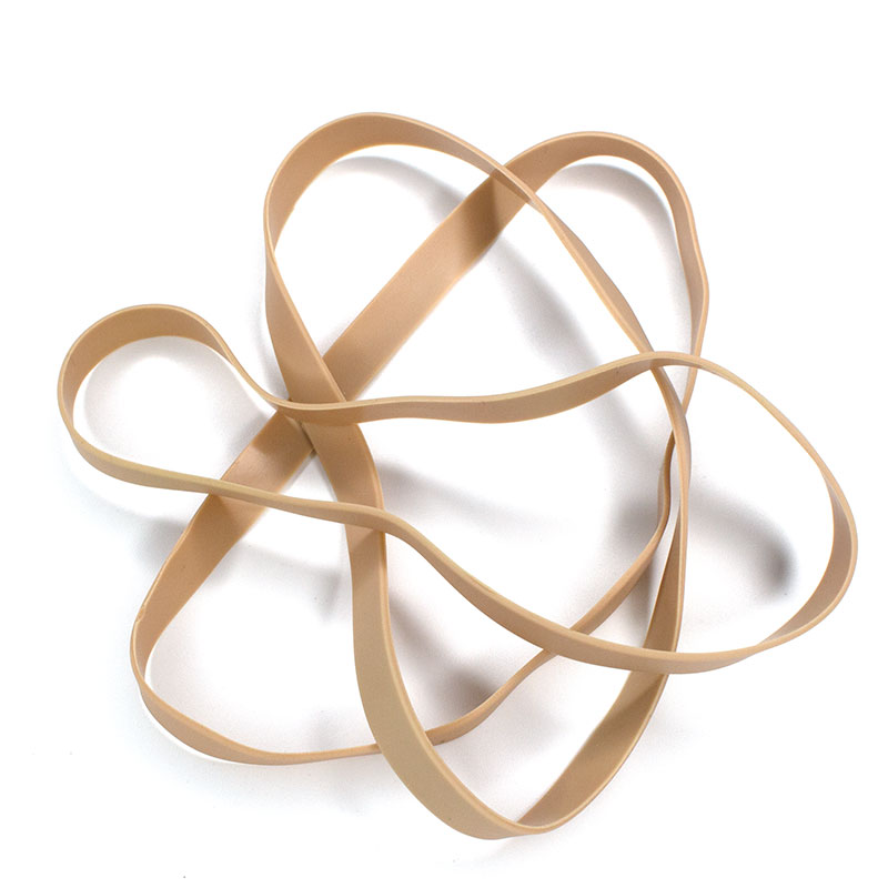 Elásticos de silicone bege de alta elasticidade de 170 mm para amarração – Atacado 1