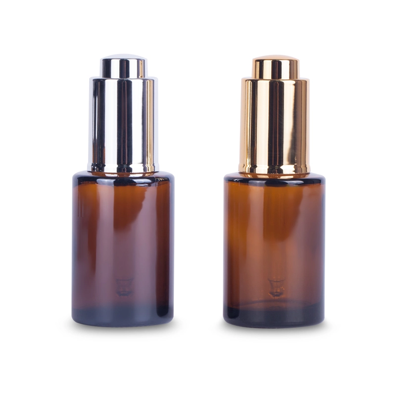 Flat Shoulder Essential Oil Glass Dropper Bottle - 30ml Luxury 1