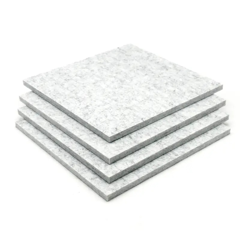 Pet Grade Polyester Fiber Acoustic Felt Panel Soundproofing Material - Factory Direct 1