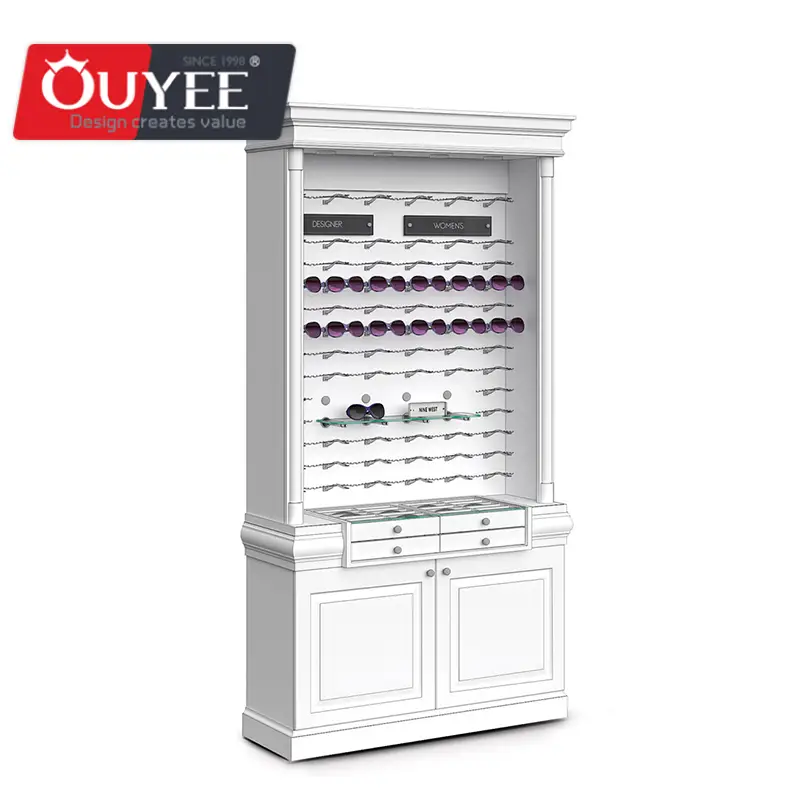 Suporte de parede para armações de óculos, quiosque/expositor de óculos para shopping. 1