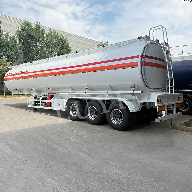 3 eje 40000 litros de petróleo Tanque de combustible de gasolina Semi trailer 3