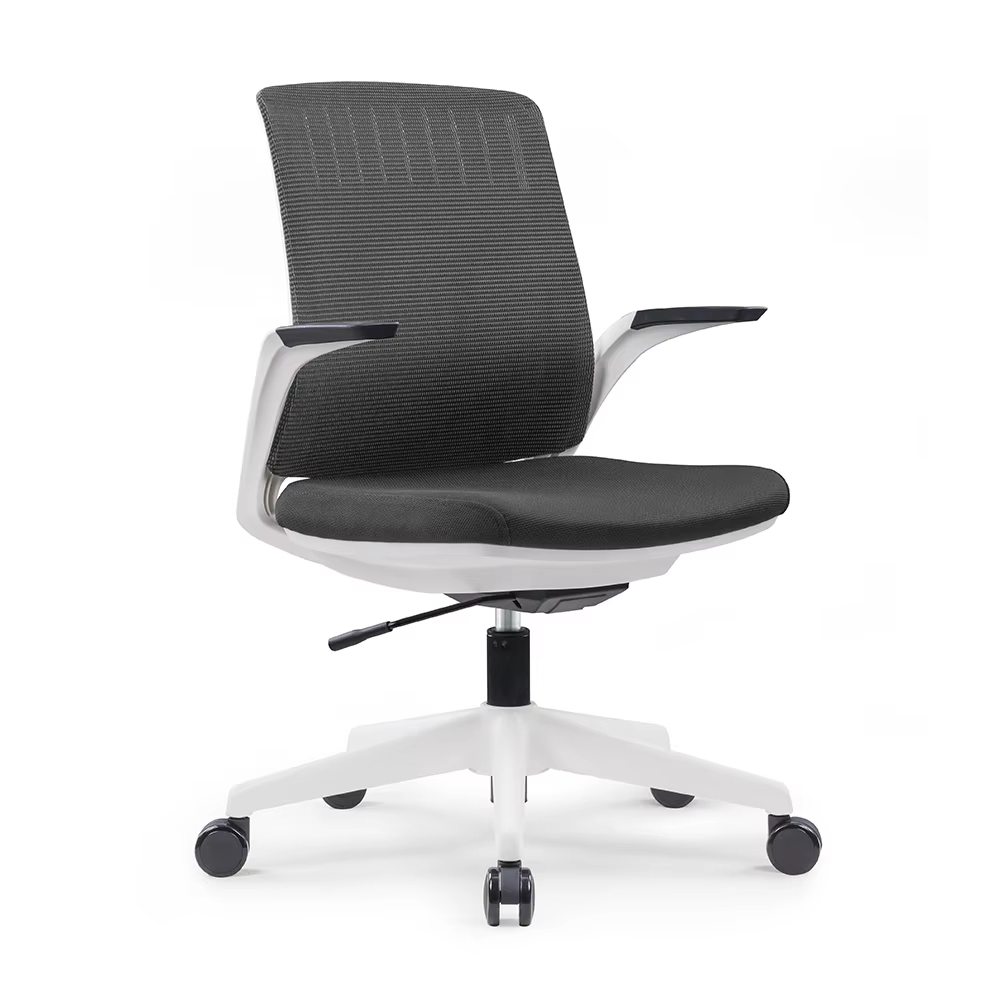 Chaise ergonomique en vente, chaise d'ordinateur, chaise de bureau à domicile, protection lombaire, chaise pivotante Net Booker 1
