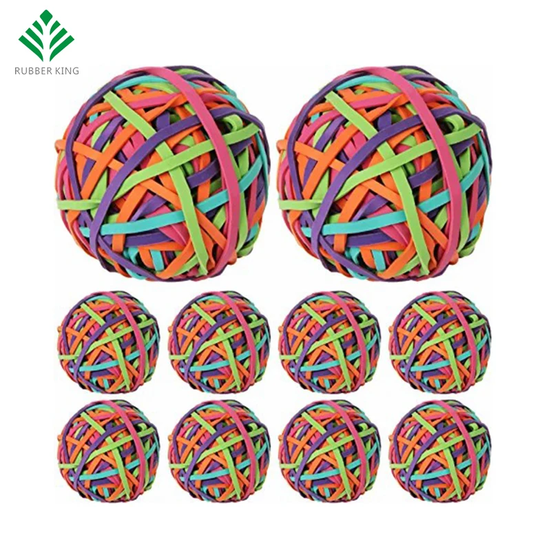Colorful Rubber Band Ball for STEM Physics Classroom Elasticity Demos – Wholesale 4
