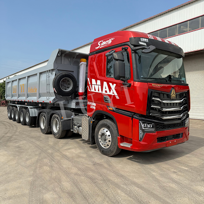 Low Price 5 Axles 70 Tons 5 Axle Dumper Tipper Semi Trailer 5